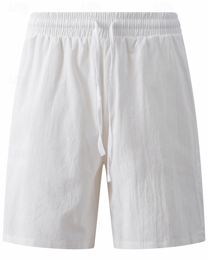 Herren Badeshorts Shorts Strandshorts Freizeitshorts Tasche Elastischer Bund Einfach Atmungsaktiv Outdoor Urlaub Alltagskleidung Urlaub Mode Schwarz Weiß Mikroelastisch 2026 - $17.99 –P3