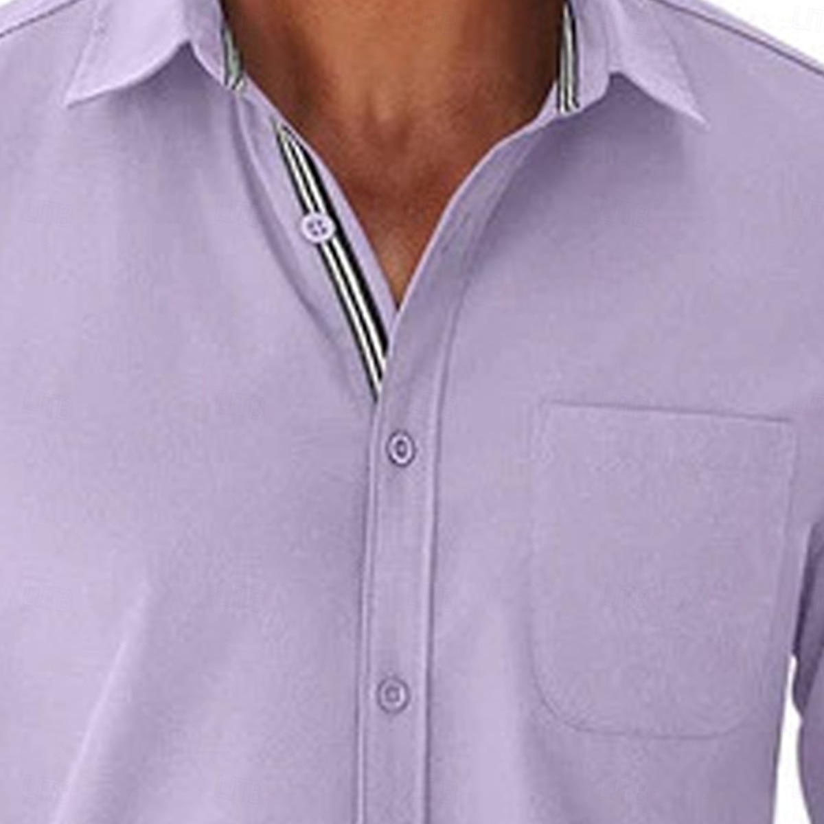 Per uomo Camicia Camicia Estiva Camicia casual Camicia con Bottoni Tinta unica Quotidiano Vacanza Blu Blu chiaro Bianco Verde chiaro Manica Lunga Bavero Estate Primavera Abbigliamento Tasca del 2026 a $26.99 –P3