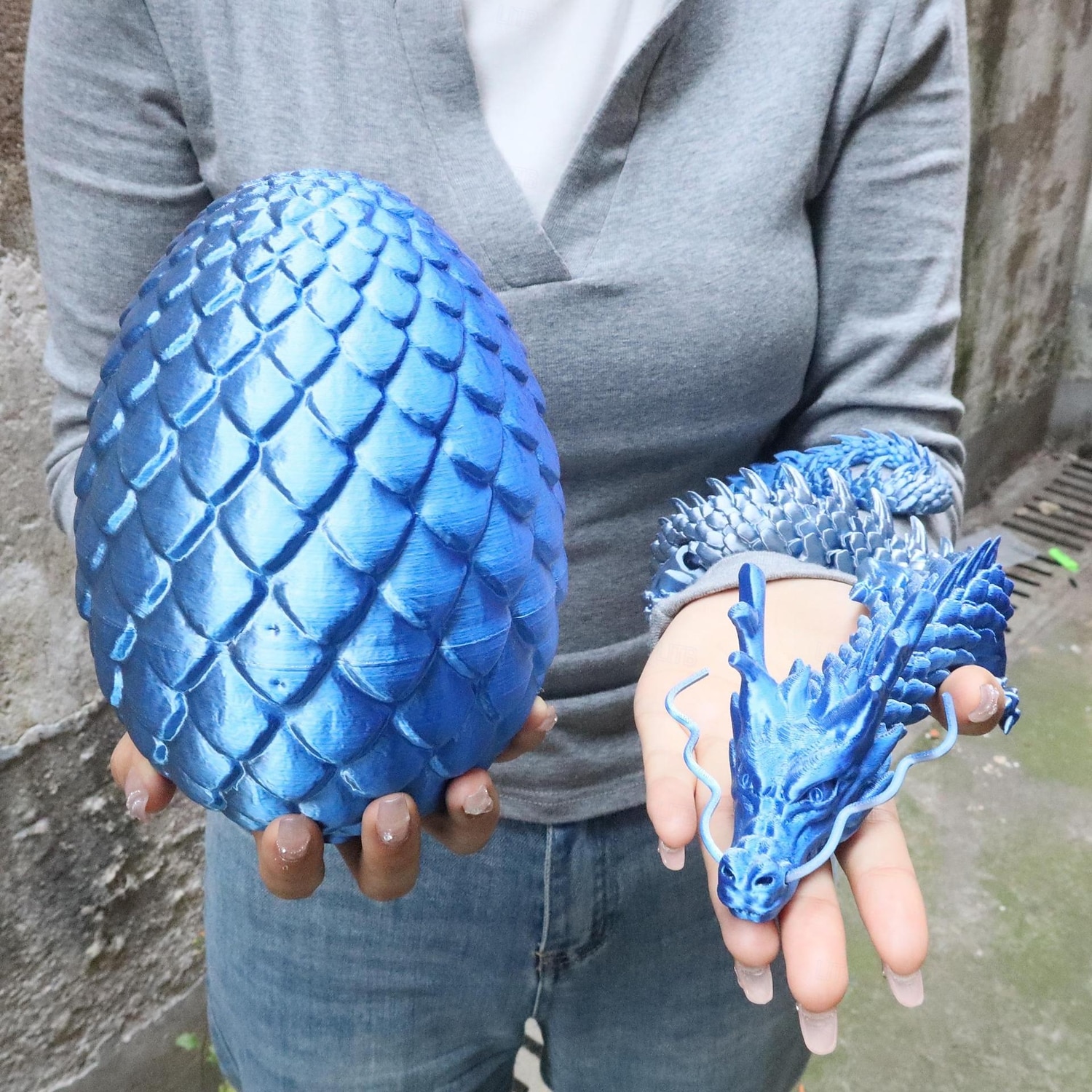 Large 3D Printed Dragon with Easter Egg,Big Articulated Dragon Fidget Home Decor, Desk Pet, Christmas Birthday Gift 2026 - $28.99 –P18