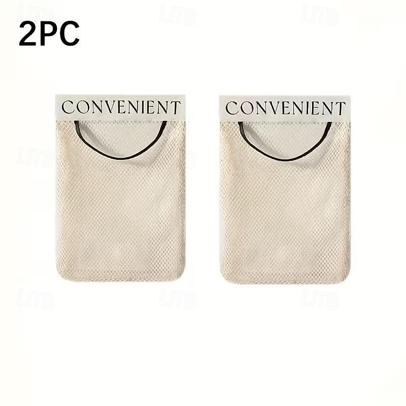 2pcs Large Capacity Mesh Storage Wall-mounted Multifunctional Storage Bag Suitable for Vegetables Fruits Groceries Underwear-Socks Storage Bag Reusable Kitchen Storage and Organizing Tool 2026 - $9.99 –P7