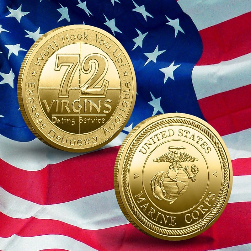 Moneda Conmemorativa del Cuerpo de Marines de EE.UU. – Moneda de Desafío Militar de Arte de Hierro del 250.º Aniversario de los Estados Unidos Medalla Coleccionable de Metal para Marines y Regalos 2026 - $15.99 –P3