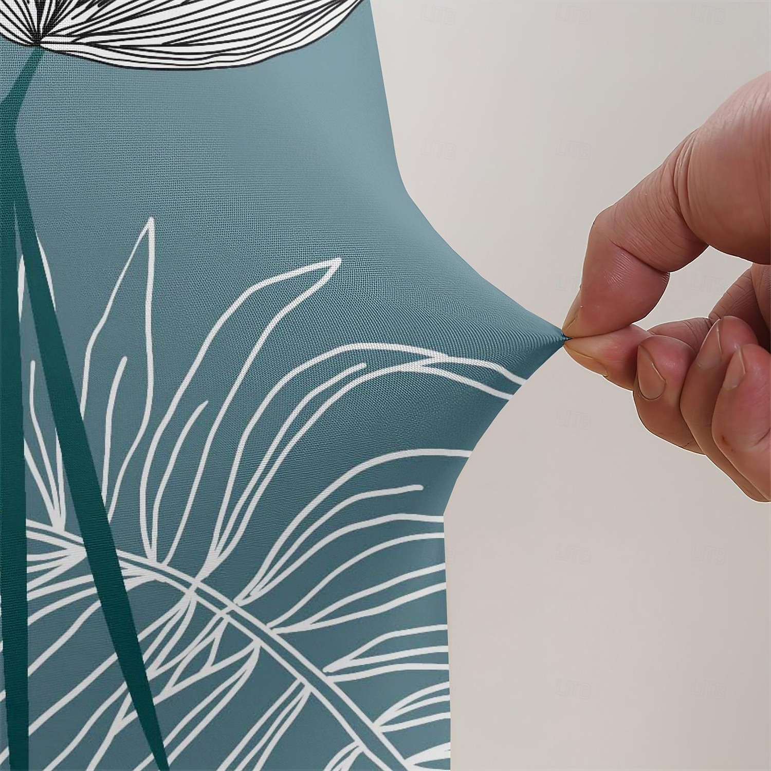 1 Pc Club Chair Cover Striped Plant and Geometric Printed Polyester Slipcover for Single Seat Chair Living Room Bedroom Home Office 2026 - $30.99 –P4