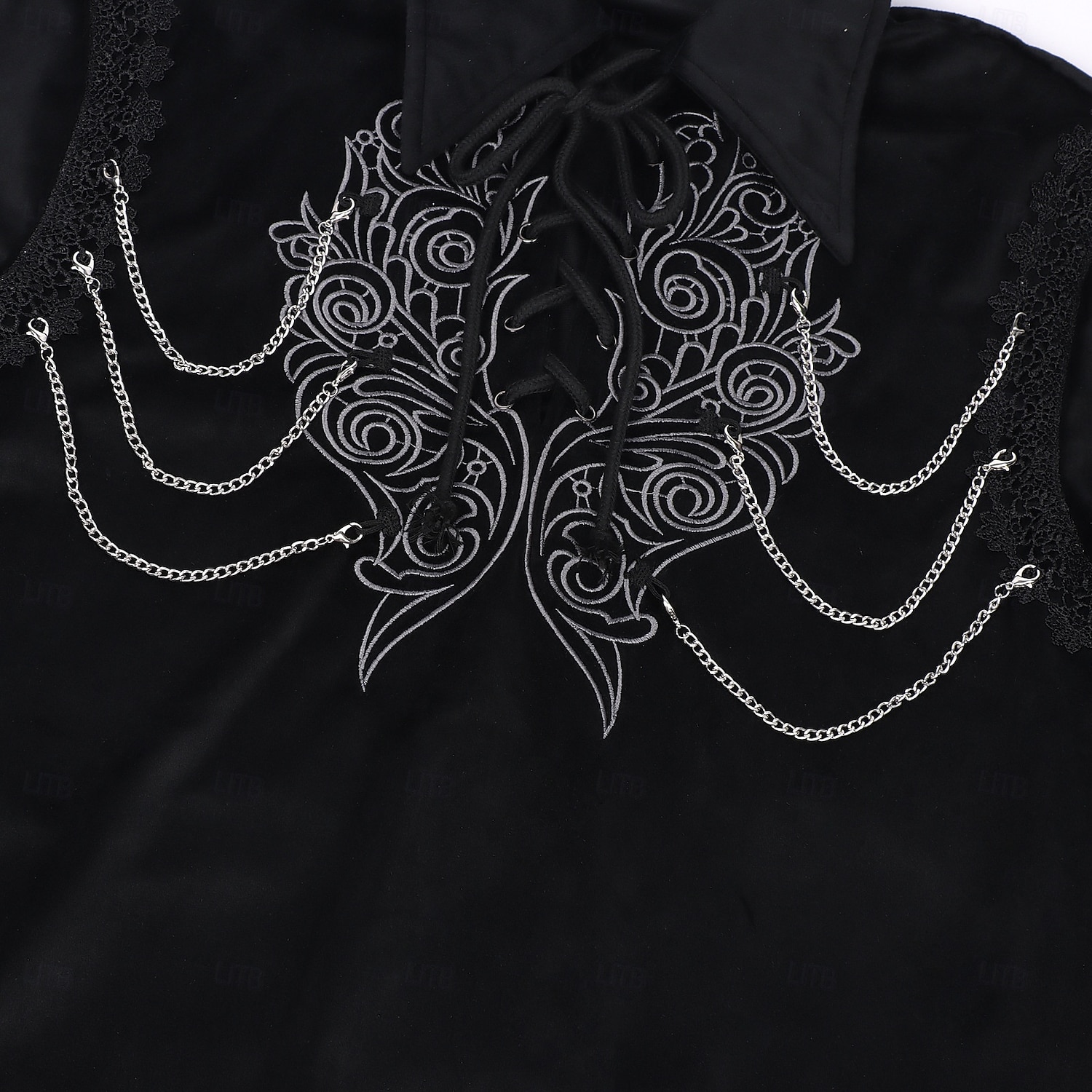 Średniowieczne Renesansowa Steampunk Wymyślny kostium Koszula Wampir Królewski strój Strój na bal maskowy Męskie Fantasy Halloween Karnawał Spektakl LARP Ren Faire Dla dorosłych Koszula 2026 - $71.99 –P3