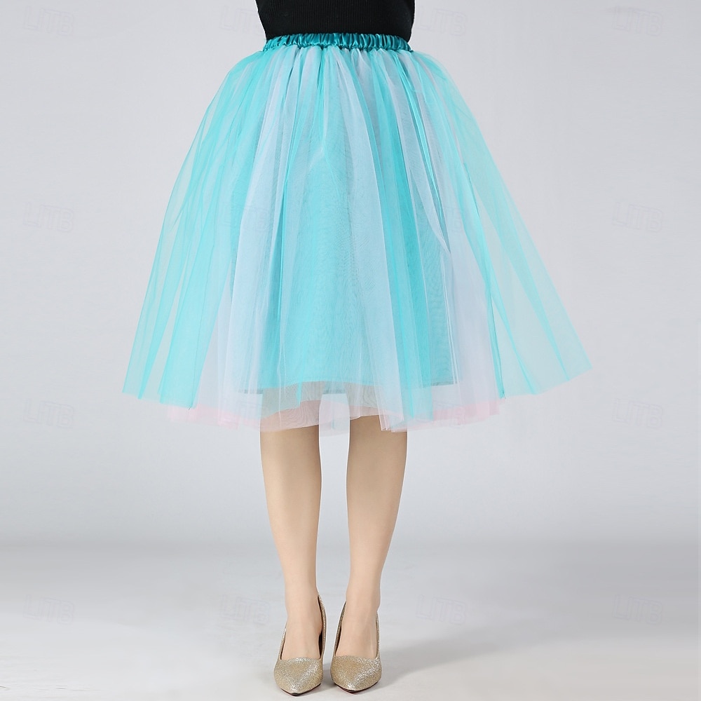 Fancy kostým Sukénka Tylová sukně Retro 80. léta Dospělé Dámské předvečer Všech svatých Karneval Párty Výkon Oblékněte se 2026 - $30.99 –P10