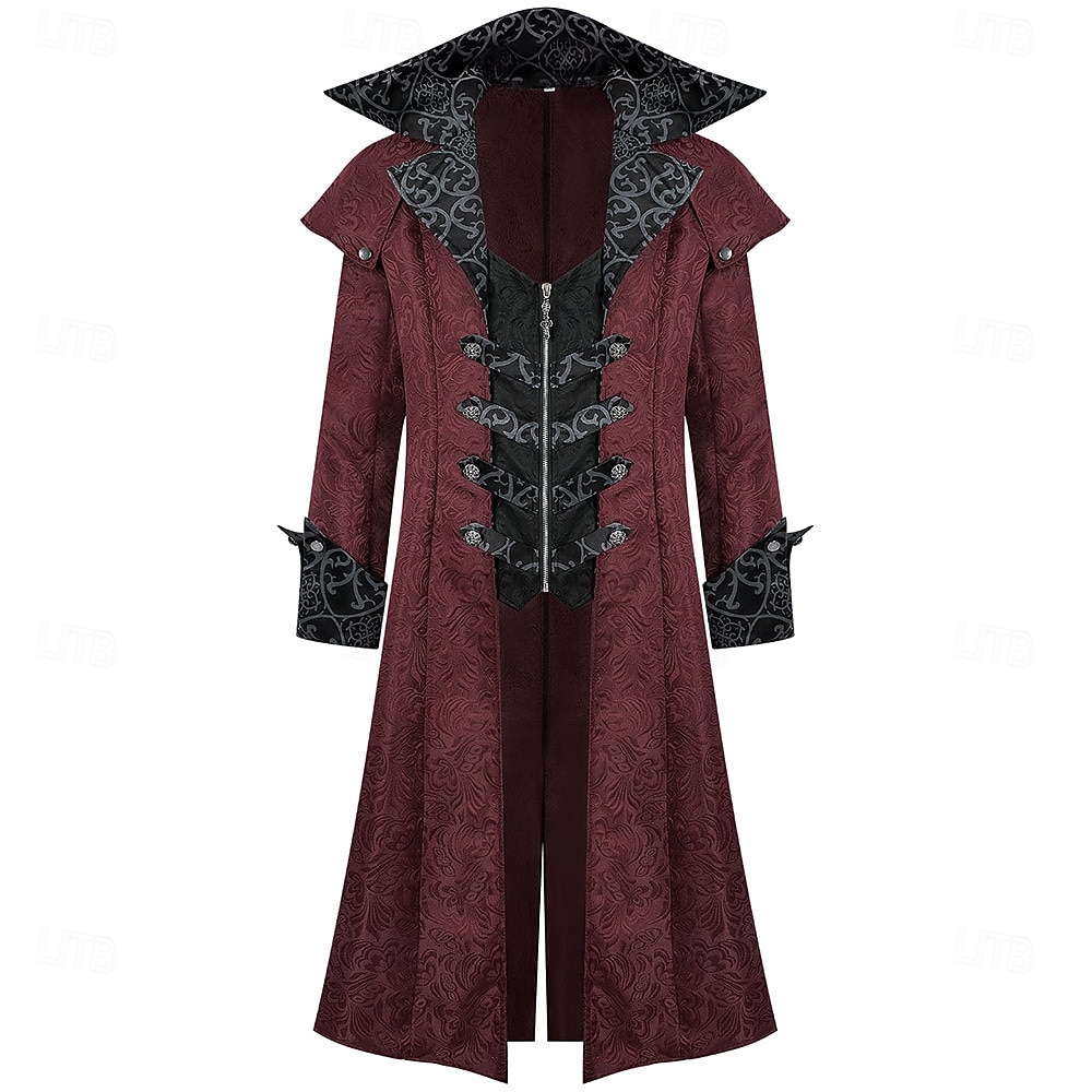 Retrò Vintage Rococò Medievale Cappotto Smoking Frac Lunghe Costume Per uomo Reale Halloween Carnevale Feste LARP Fiera Rinascimentale Adulti Cappotto del 2026 a $80.99 –P4
