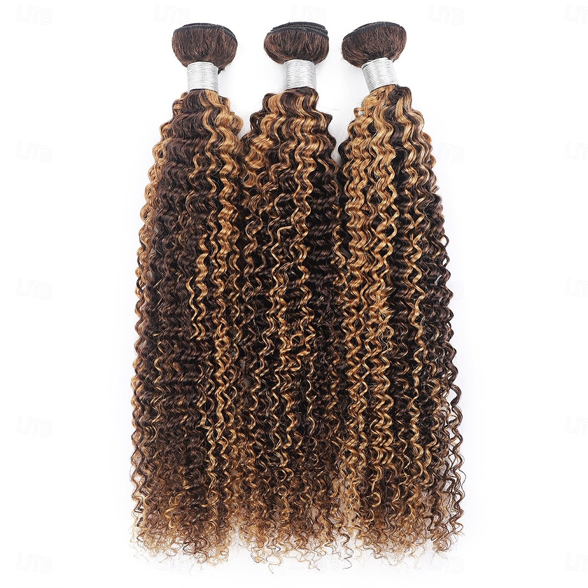 Paquete de 2 extensiones de cabello humano con reflejos p4/27, mechones de ondas rizadas de 10 a 28 pulgadas 2026 - $122.99 –P2