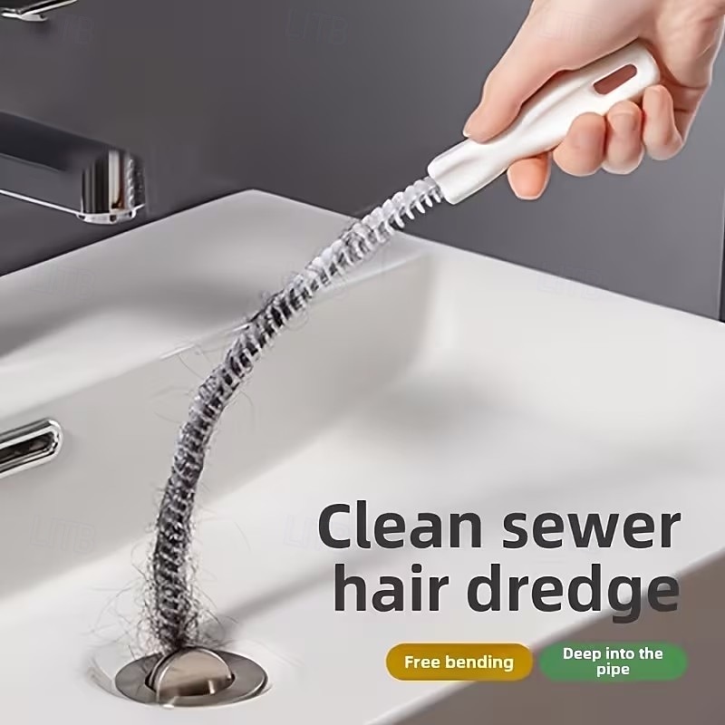 5 db hosszú nyelű tisztítókefe ergonomikus fogantyúkkal, rugalmas sörtékkel fürdőszobai mosdó lefolyóihoz, konyhai csövekhez, szőrtelenítéshez, tartós, kiváló minőségű, többcélú kefék egész éves 2026 - $11.49 –P4