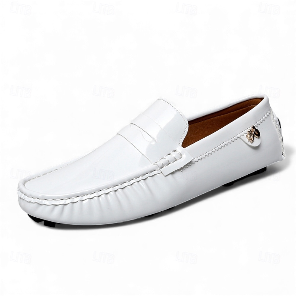 Mocassins masculinos verdes, sapatos de condução leves e fáceis de calçar, mocassins casuais da moda para uso diário, festas e looks para o Dia de São Patrício. de 2026 por $42.99 –P2