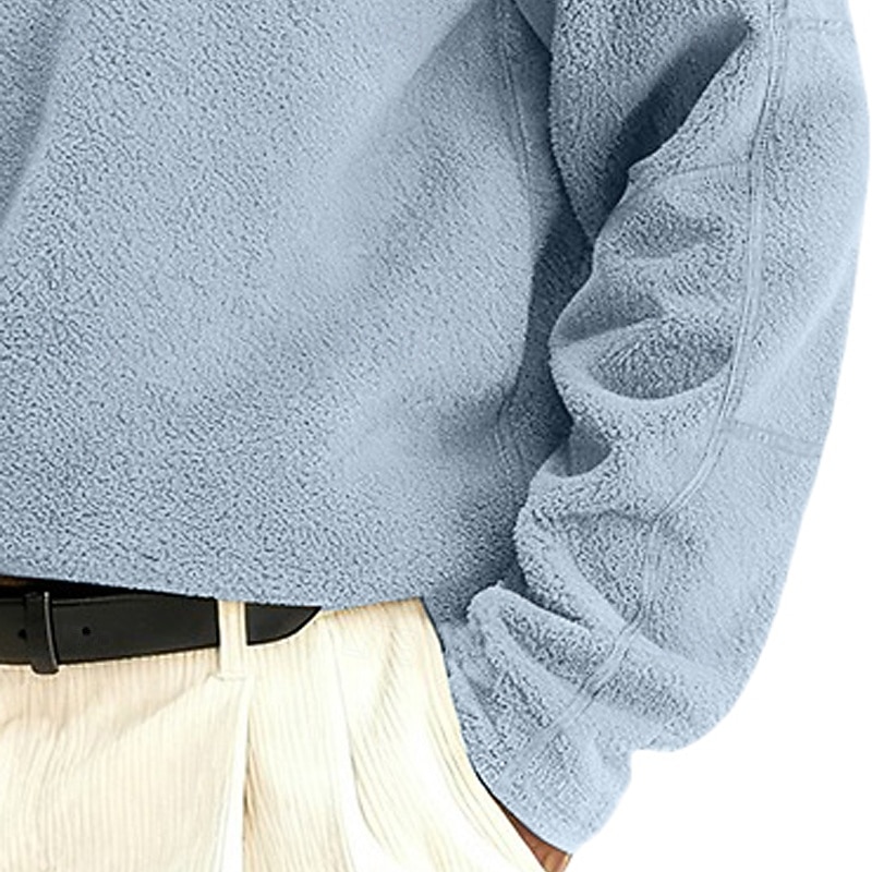 Per uomo Maglia Felpa in pile Maglione Felpa con zip corta Rosso bordeaux Nero Verde chiaro Cachi Grigio Colletto Mao Semplice Patchwork Casuale Quotidiano Sport & Outdoor Streetwear Cool del 2026 a $24.99 –P7