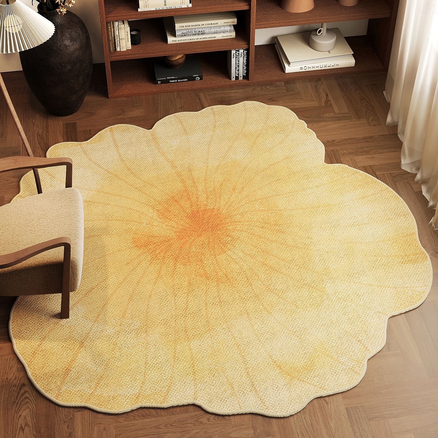 tappeto rotondo di lusso di alta qualità per soggiorno, tavolino da caffè, camera da letto, comodino, facile da pulire, morbido, decorazione per pavimenti di casa per un'eleganza moderna del 2026 a $27.99 –P2