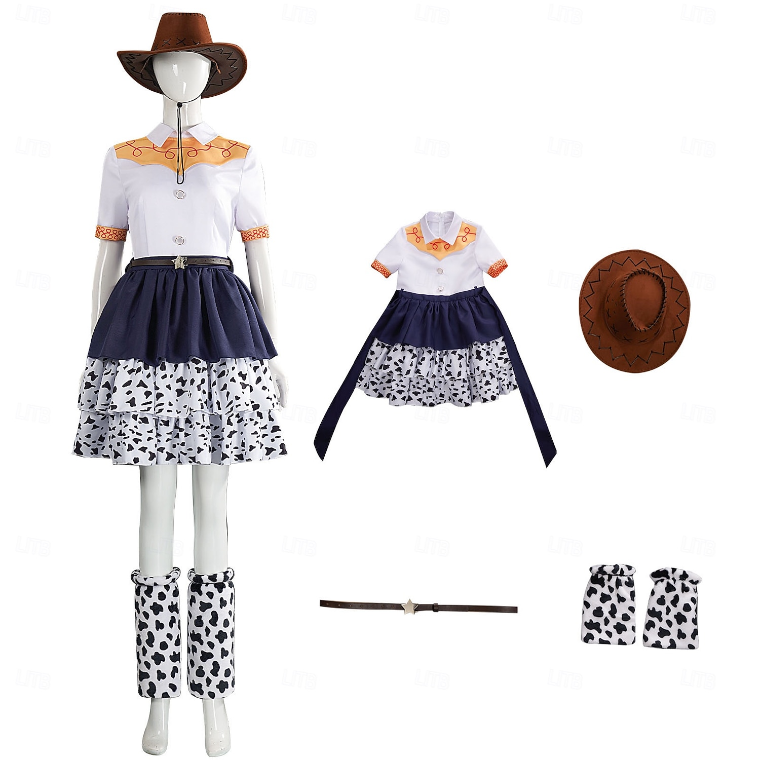 Jessie Halloween Props Masquerade Fancy Costume Carnival Costume Cosplay Halloween for Girls' Adults Christmas New Year Party Casual Daily 2026 - $55.99 –P2