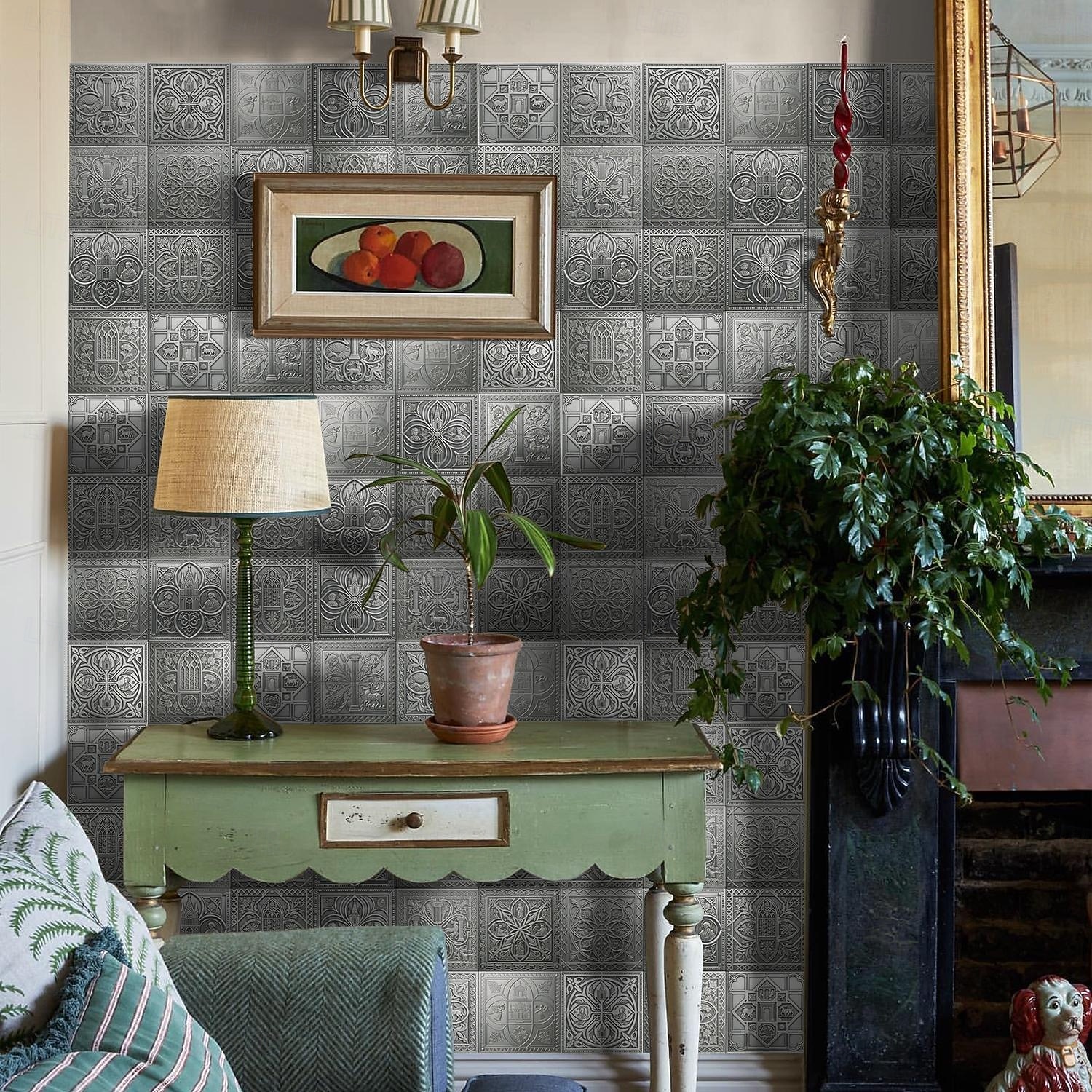 12 db 15 cm-es csempematrica, öntapadós, levehető marokkói talavera csempe, vízálló konyhabútor, lépcsőház, lakberendezés 2026 - $35.99 –P9