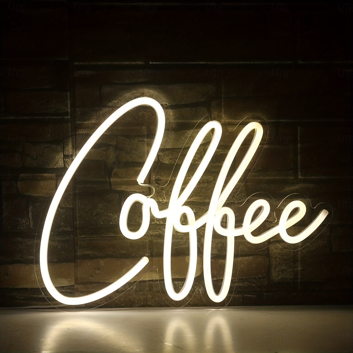 Enseigne lumineuse LED néon café, dimmable, alimentée par USB, colorée, pour intérieur chambre, restaurant, café, mur, créative, en forme d'alphabet, décorative. de 2026 ? $28.99 –P4