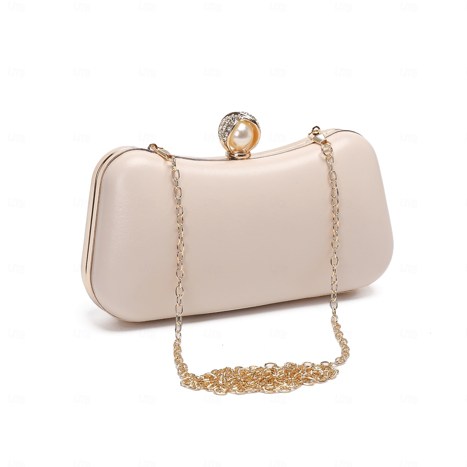 2026年 女性用 クロスボディバッグ クラッチバッグ ウォレット イブニングバッグ 小銭入れ レザー 日常 パーティー 純色 黒い銀 ゴールド / ホワイト アーモンド  コレクション – $29.99 –P2