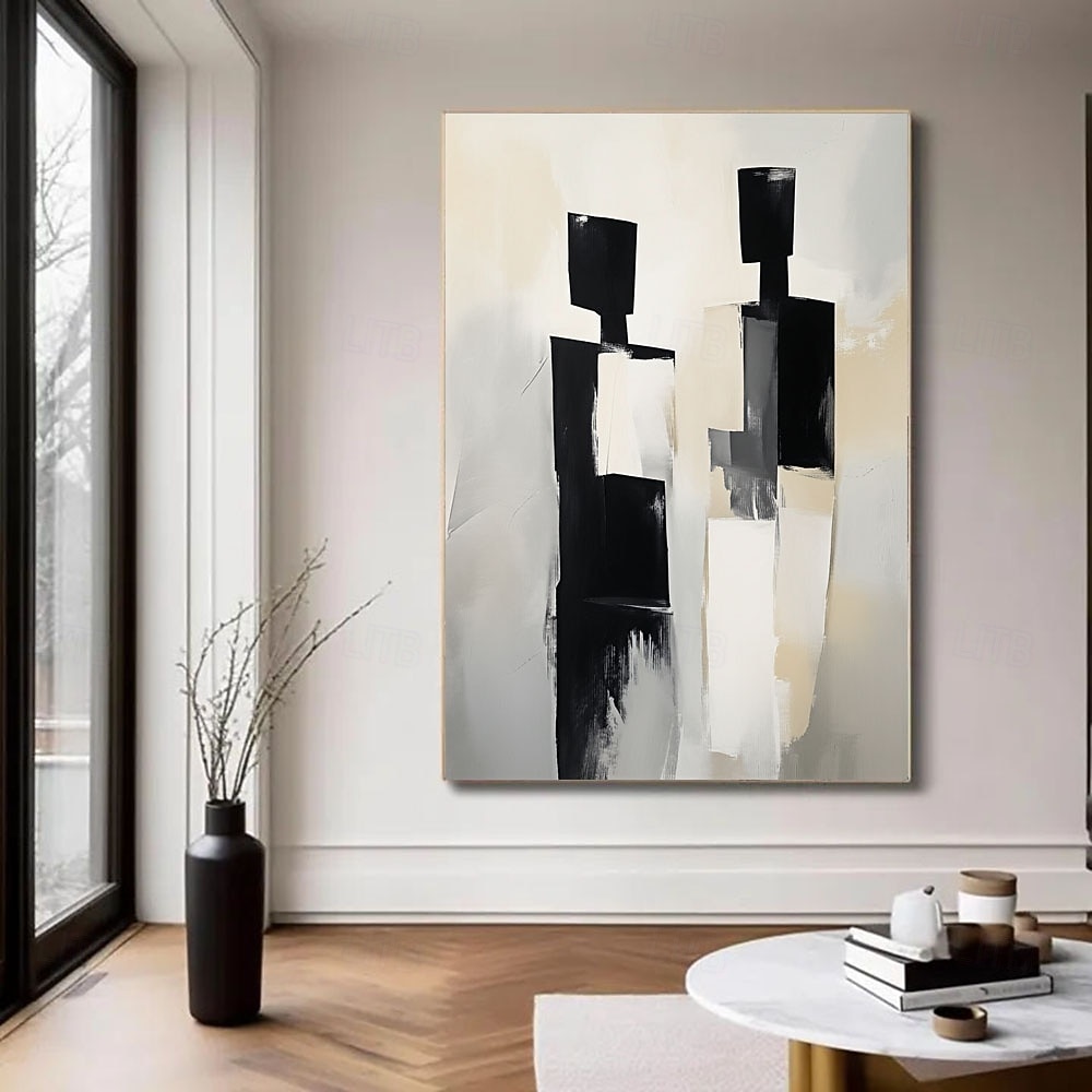 Hand Painted Couple Oil Painting Classic Abstract Wall Art Women And Man Oil Painting Home Decor Body Art Nordic Wall Painting Bedroom Decoration 2026 - $77.99 –P4