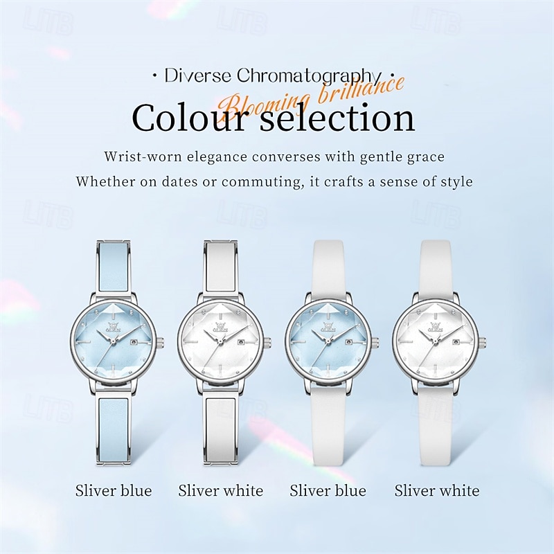 Women'S Business Watch Is Decorated With Luminous Light Exuding A Light Luxury Niche A Diamond-Shaped Mirror Surface Mother's Day Gift for women Casual Quartz Watch 2026 - $34.99 –P9