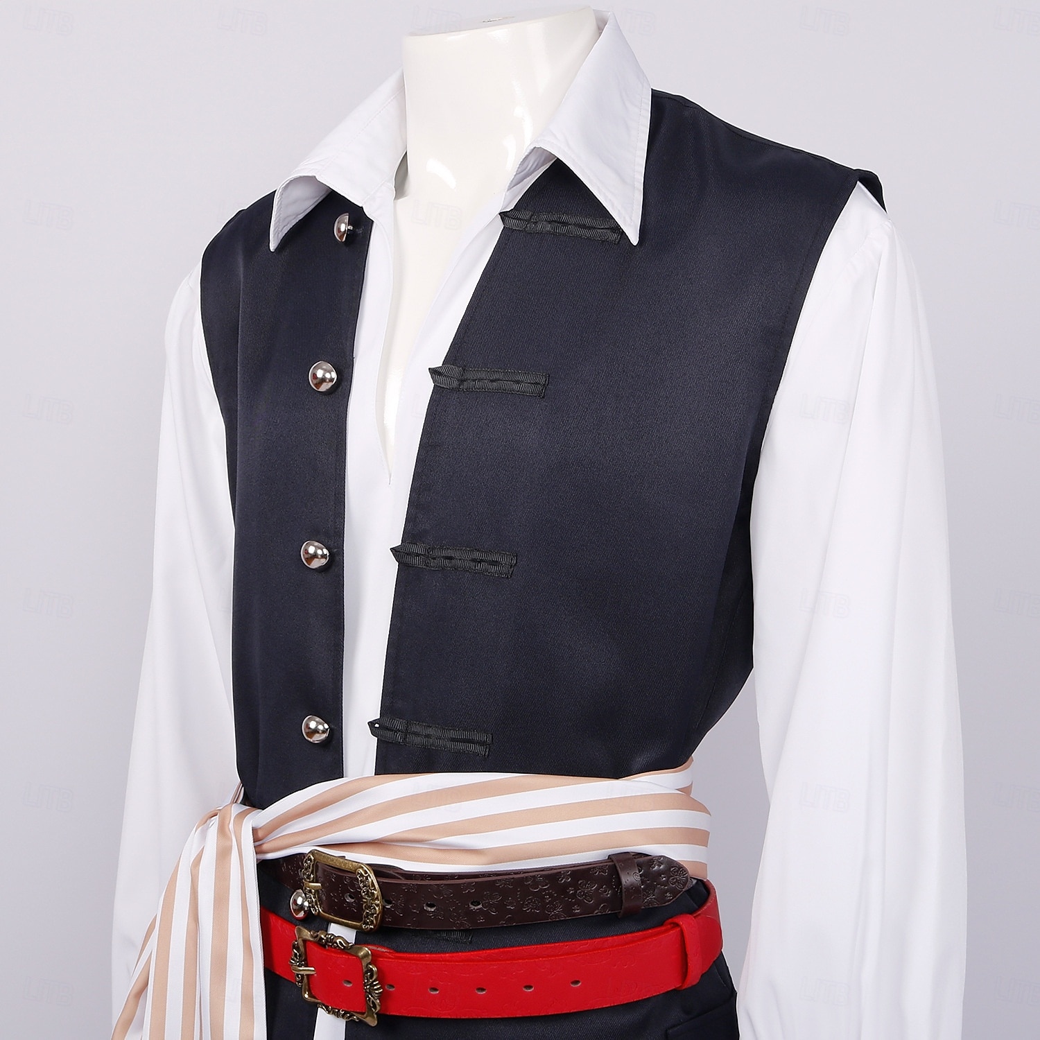 Seeräuber Jack Sparrow Outfits Festkleidung Cosplay for Herren Erwachsene Halloween Karneval Party Leistung 2026 - $99.99 –P2