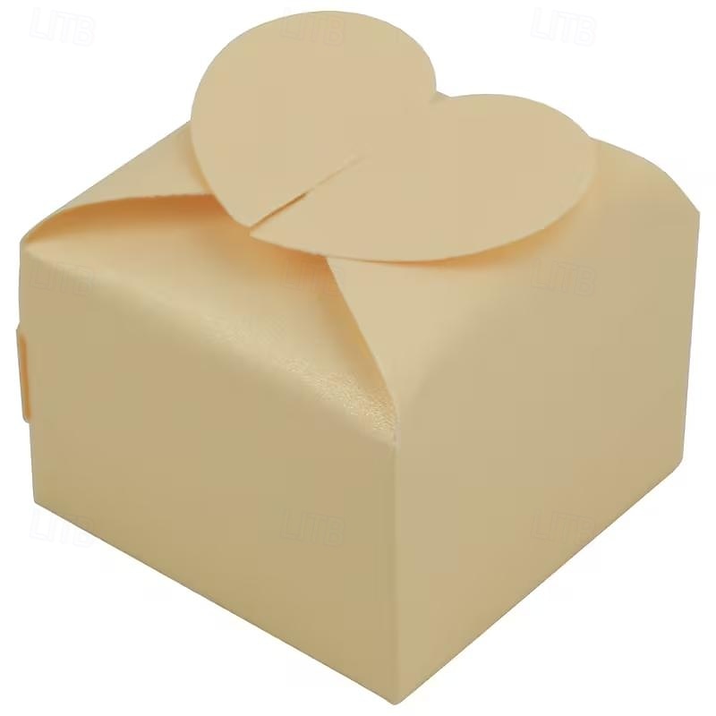 50pcs Valentine's Day Wedding Theme Candy Gift Box Party Favor Boxes  Heart Decoration Box  Decorative Bow Finish Christmas Halloween 2026 - $15.99 –P7