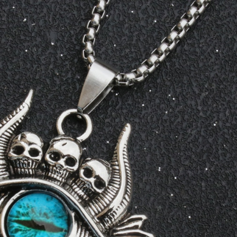 2026年 ペンダントネックレス For 女性用 ストリート 日常 合金 スカル 目  コレクション – $16.49 –P2