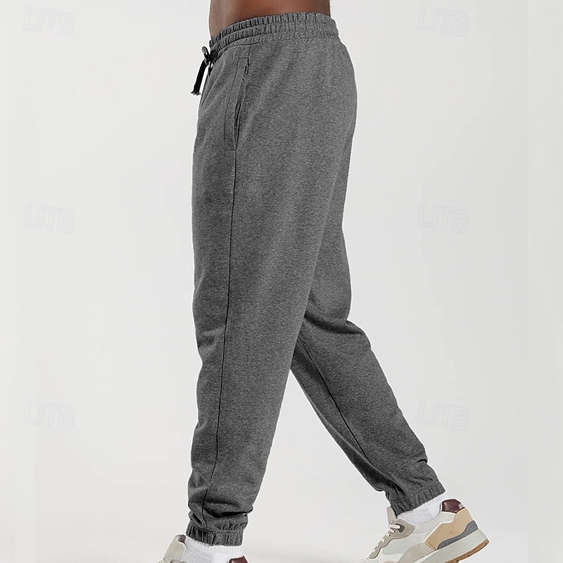 Herren Jogginghose Hose Kordelzug Tasche Elastischer Bund Einfach Komfort Atmungsaktiv Täglich Outdoor Ferien Urlaub Mode Blau Schwarz Mikroelastisch 2026 - $22.99 –P23