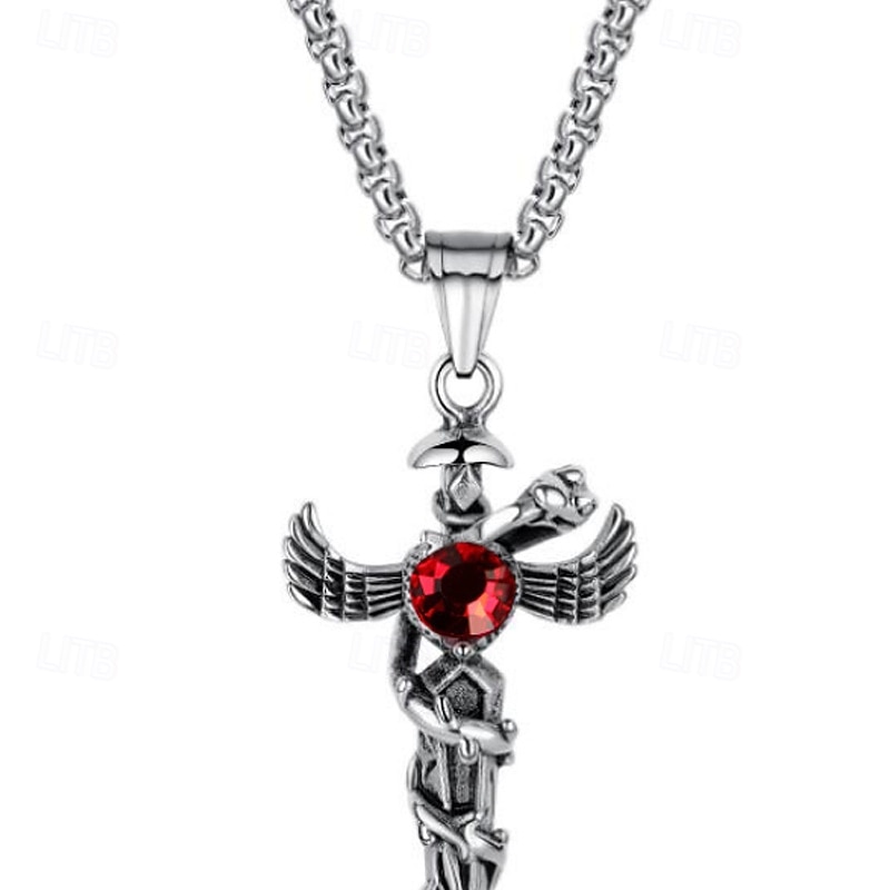 Anhänger Halskette For Damen Straße Täglich Legierung Kreuz Schlange 2026 - $16.49 –P2