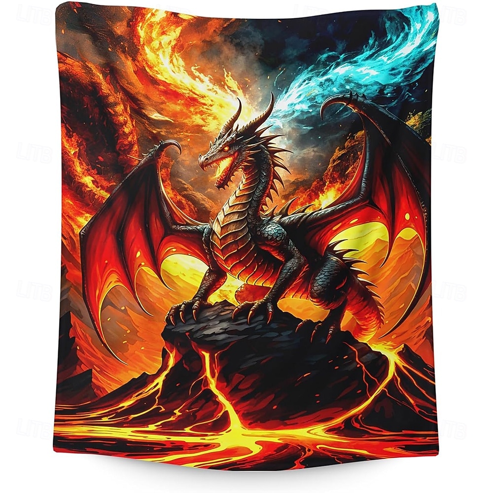 Blanket Fleece Throw Blanket for Couch Dragon Gift Classic 3D Fantasy Sofa Bed Decorative Warm Blanket Home Decor 2026 - $24.99 –P9