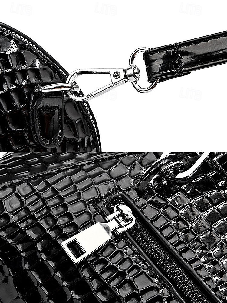 Женская сумка из искусственной кожи с рисунком крокодила, несколько цветов и вариантов ношения, модная и универсальная для повседневного использования. 2026 - $34.99 –P13