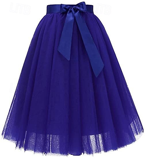 Fantasia fantasia saia de tule Saia Tutu Anos 50 Retro Vintage Anos 80 Multi Camadas Inchado Neon Adulto Mulheres Dia Das Bruxas Carnaval Festa Espetáculo Dança Balé Vestir-se de 2026 por $44.99 –P10