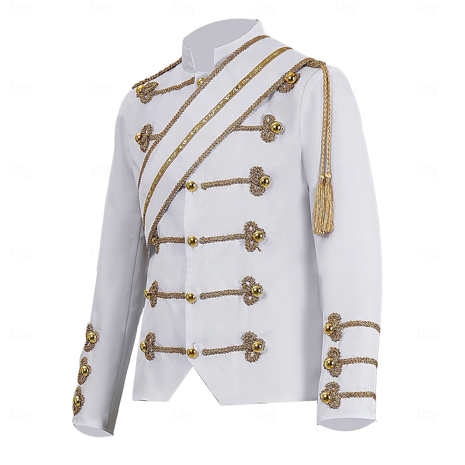 Rétro Vintage Rococo Manteau Bal Masqué Veste de cirque Manches longues Prince Aristocrate Déguisement Homme Carnaval Mascarade Événement / Fête Adulte Manteau Automne & Hiver de 2026 ? $96.99 –P2