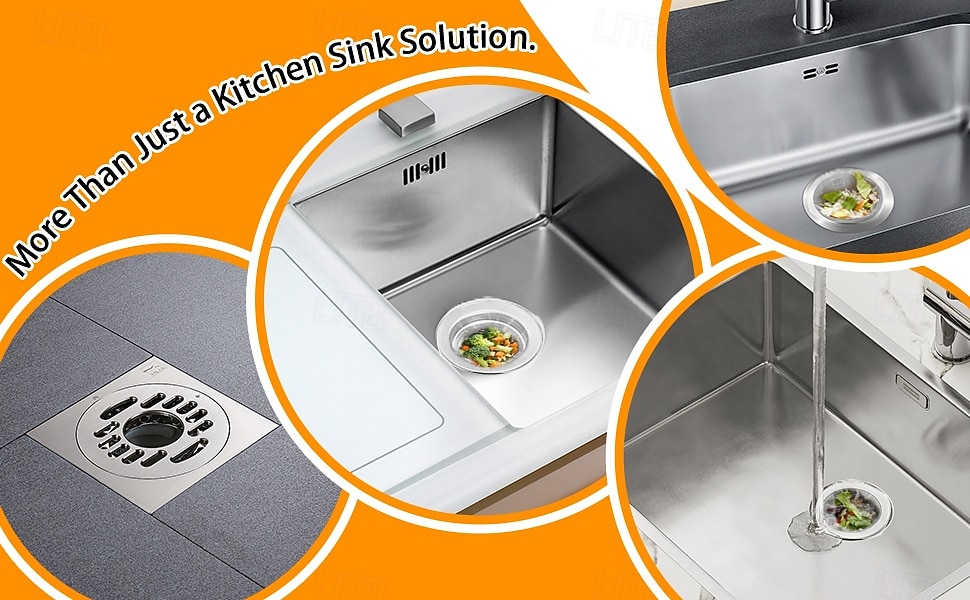 400 stk. engangsposer til vasken, ultrafine elastiske nettingmatoppsamlere for kjøkkenavløp, anti-tilstoppingsfilternett for rester og hår &Universal passform for avfallsfiltre til vasken 2026 - $10.99 –P9