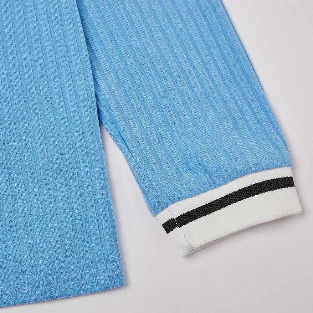 Per uomo Canotta Muscolare Maglietta Manica Lunga Scollo a V Henley Estate Primavera Autunno Semplice Contemporaneo Moderno Casual Blocco di colore Bottoni Base Casa Streetwear Casuale Blu Verde Viola del 2026 a $27.99 –P11