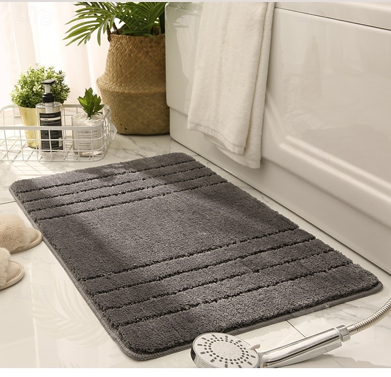 Covoraș de baie, gros, absorbant, antiderapant, covoraș de podea durabil, rezistent la murdărie, pentru intrarea în casă, dormitor, ușă de baie 2026 - $19.49 –P2