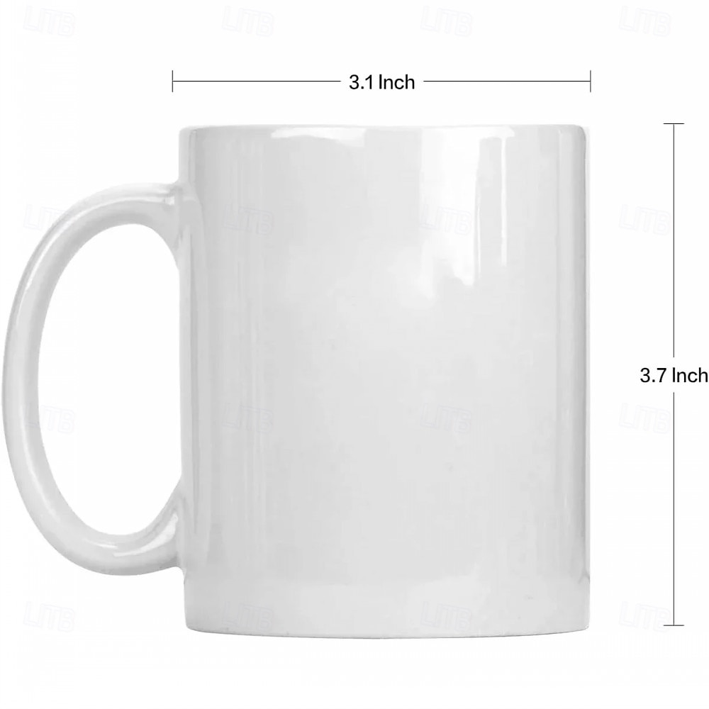 Taza de cerámica personalizada para el dedo medio, divertida taza blanca para café, leche, agua, té con asa para fiesta, Día de los Inocentes, interesante taza de cerámica personalizada para el dedo 2026 - $15.99 –P9