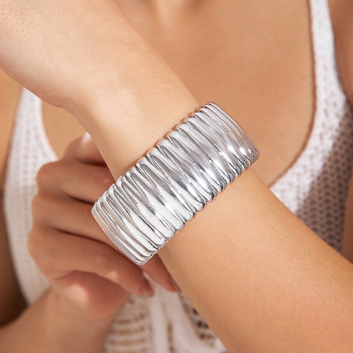 Samba Kiegészítők Absztrakt Szobrászati Karperecek Nőknek - Modern Irregular Arany  Ezüst Hangzású Karkötők Nagy Kijelentés Ékszerek Előadói Jelmez 2026 - $5.99 –P20