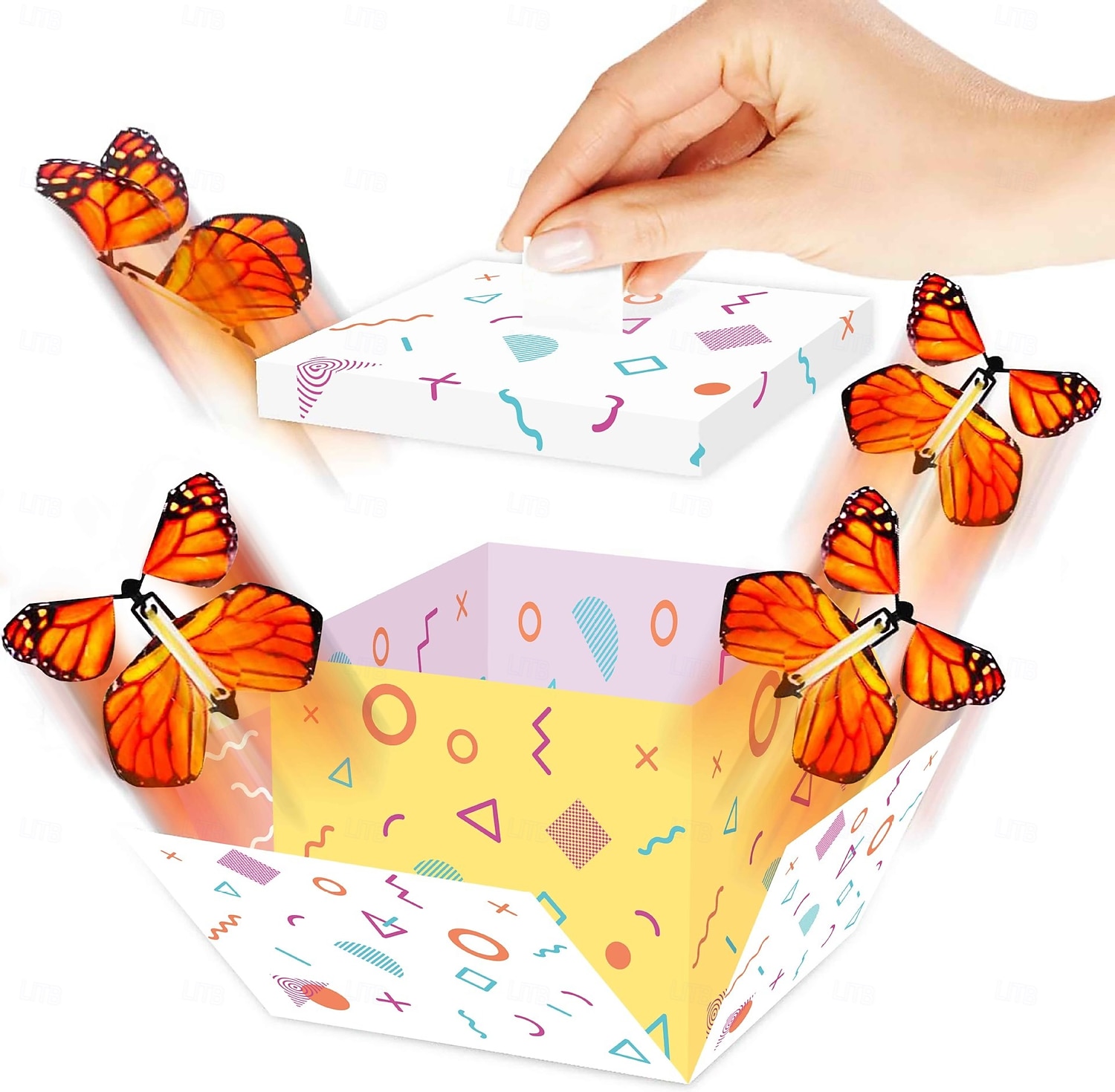 Butterfly Explosion Gift Box, Flying Butterfly Surprise Box for Birthday, Wedding, Anniversaries, Christmas 2026 - $13.99 –P2