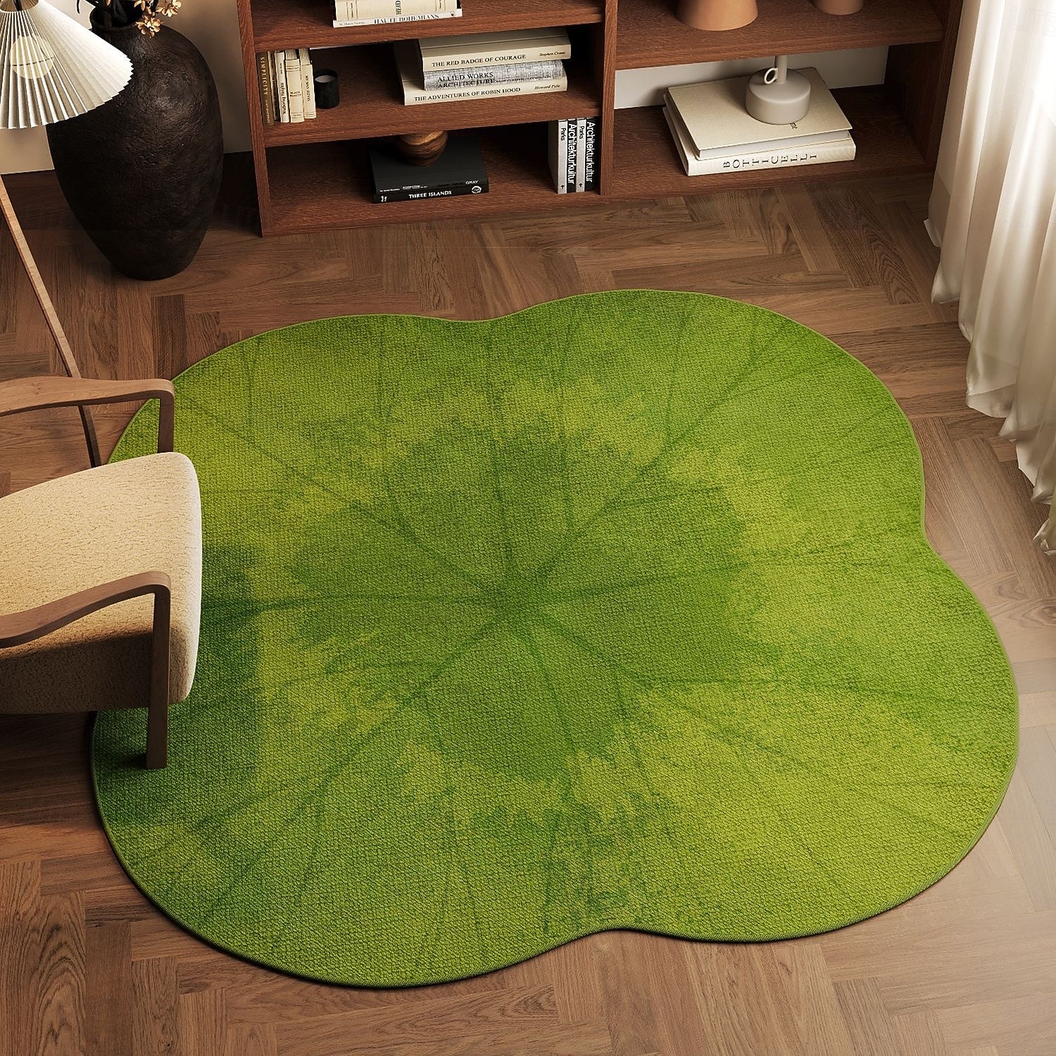 tappeto rotondo di lusso di alta qualità per soggiorno, tavolino da caffè, camera da letto, comodino, facile da pulire, morbido, decorazione per pavimenti di casa per un'eleganza moderna del 2026 a $27.99 –P6