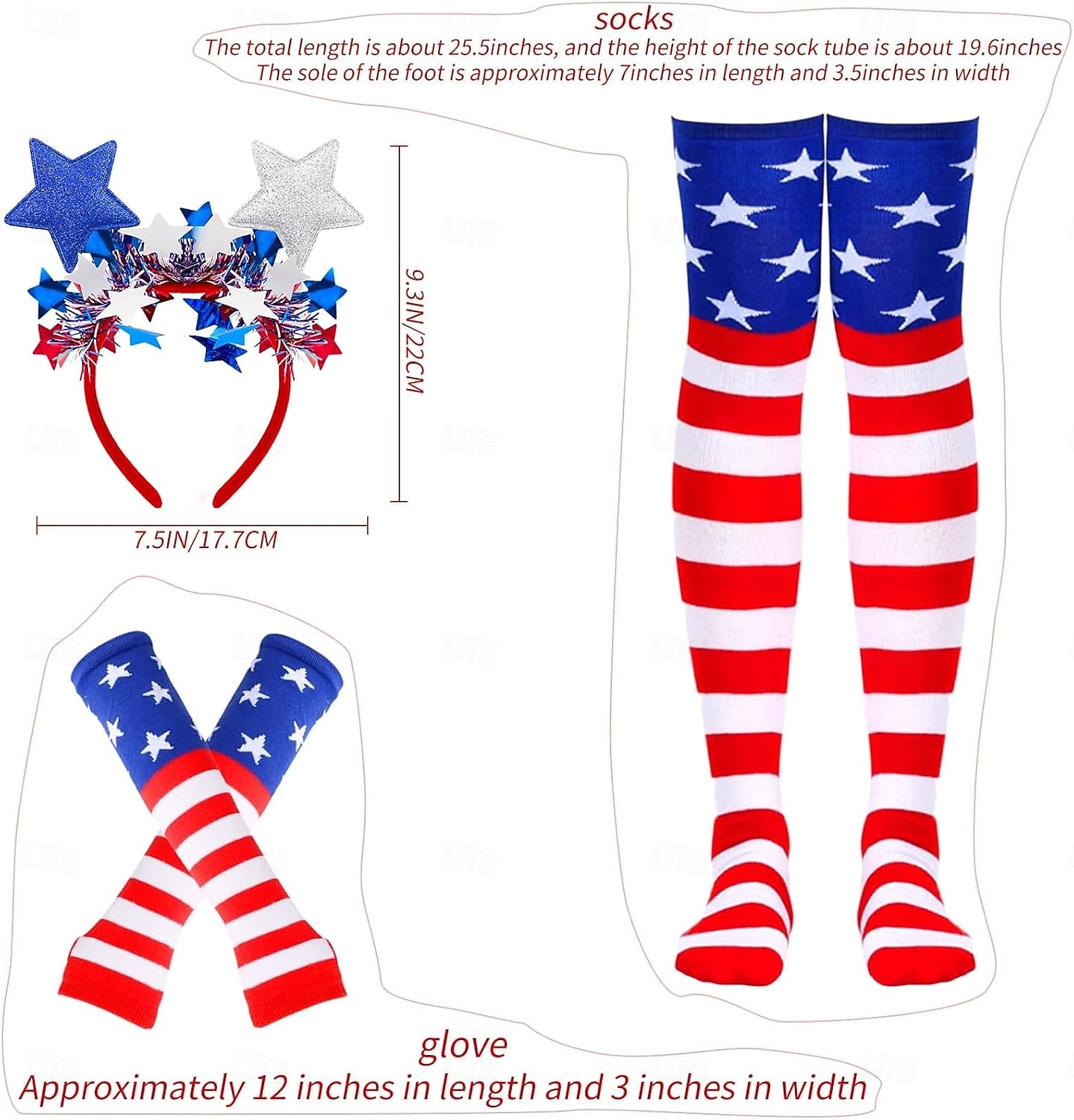 250e jubileum VS Schijf Jaren '80 Onderrok Tutu Onder rok met accessoires Kostuum Dames Carnaval 2026 Carnavalskostuum Halloween Carnaval Maskerade Independence Day 4 juli Kinderen Rok Kousen Meer 2026 - $29.99 –P5