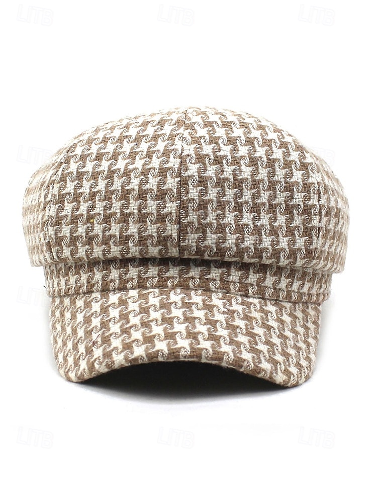 Dámská polyesterová čepice s pepito vzorem – elegantní vintage design, více barev, stylová a pohodlná pro každodenní nošení 2026 - $11.99 –P5