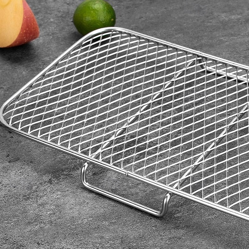 Grelha desidratadora multicamadas em aço inoxidável, acessórios para fritadeira a ar de 3 níveis, grelha removível para secagem e cozimento a vapor, ideal para assar e cozinhar em fritadeira a ar e de 2026 por $21.99 –P8