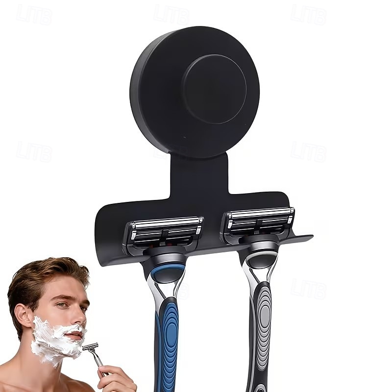 Wytrzymały uchwyt na maszynkę do golenia ze stali nierdzewnej o wadze 15,43 funta do prysznica - uchwyt ścienny do łazienki ze stali nierdzewnej 304, odporny na uszkodzenia, zdejmowany haczyk na 2026 - $16.99 –P12