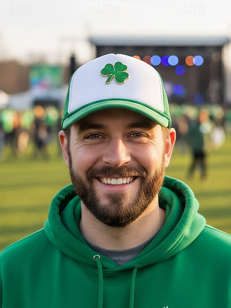 Női Szent Patrik-napi lóhere bross kitűzőkészlet, ötvözet anyagból, 4 darabos lóhere kitűzőkészlet, elegáns és ünnepi ír stílus kalapokhoz, dzsekikhez, táskákhoz, felvonulásokhoz, partikhoz és ünnepi ünnepségekhez 2026 - $11.99 –P4