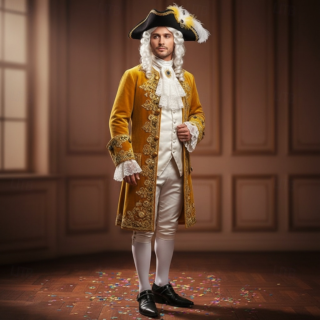 Sapatos de Salto Pretos Masculinos de Mardi Gras com Bico Pontudo e Fivela com Studs Moda Tendência para Carnaval Festas e Eventos Noturnos de 2026 por $94.99 –P6