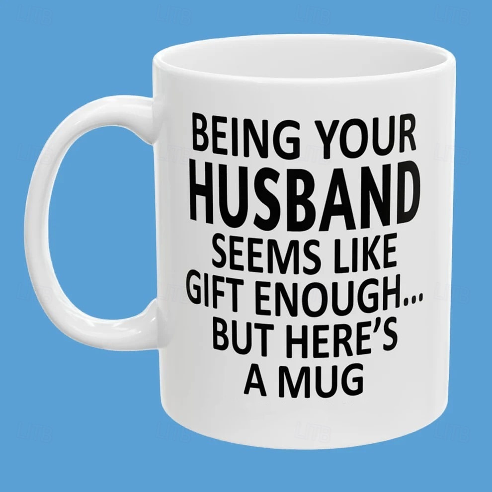 Essere tuo marito tazza divertente da 11oz tazza di caffè festiva da marito regalo di Natale esilarante bicchieri stagionali per compleanno di famiglia del 2026 a $16.99 –P3