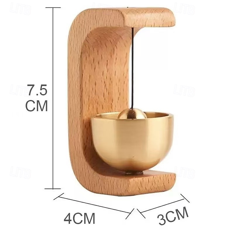 Paquete de 2 timbres magnéticos de madera maciza con ventosa para abrir puertas, alerta de entrada adhesiva inalámbrica con timbre suave para el hogar, la oficina, la tienda y las puertas para 2026 - $19.99 –P9