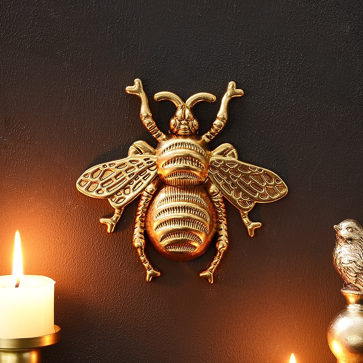 Wanddecoratie van een vliegende bij van hars, een uniek hangend ornament met insectenthema, perfect voor feestdecoratie, kamerdecoratie, woonaccessoires en wanddecoratie met een natuurlijke 2026 - $21.99 –P15