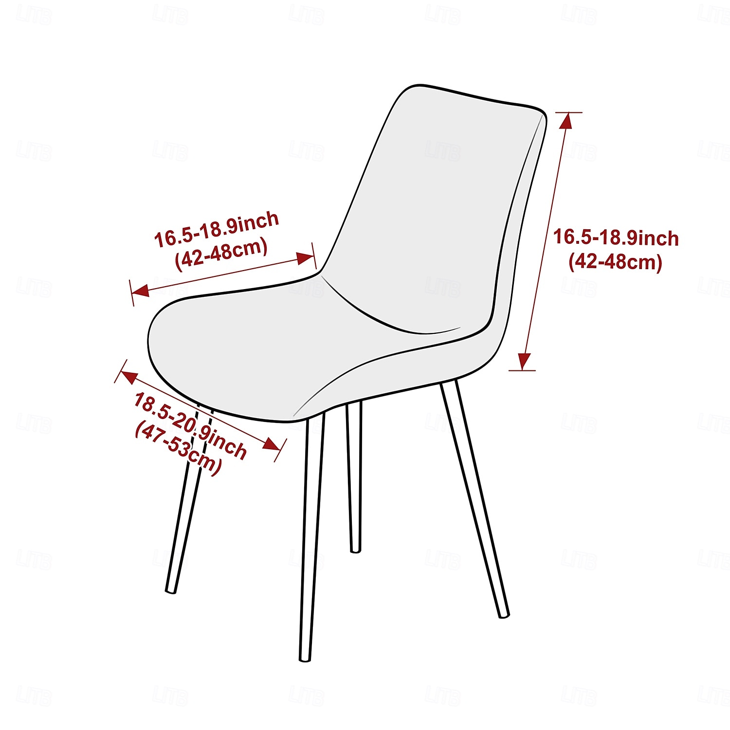 jacquard-ruokailutuolin päällinen, 1 kpl joustava pestävä kangaspäällinen kotikeittiöön, hotellijuhliin 2026 - $15.49 –P1