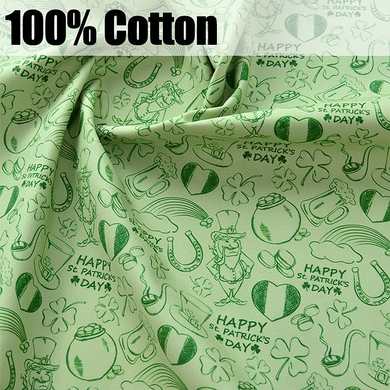 Муж. Жилет на открытом воздухе День Святого Патрика Мода Уличный стиль Весна Осень Пуговицы Хлопок Воздухопроницаемость Мода Графика Трилистник Однобортный крой Отложной Стандартный Зеленый Жилет 2026 - $36.99 –P2