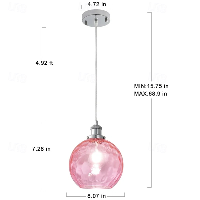 1 - одинарный подвесной светильник из хрома 2026 - $178.99 –P18