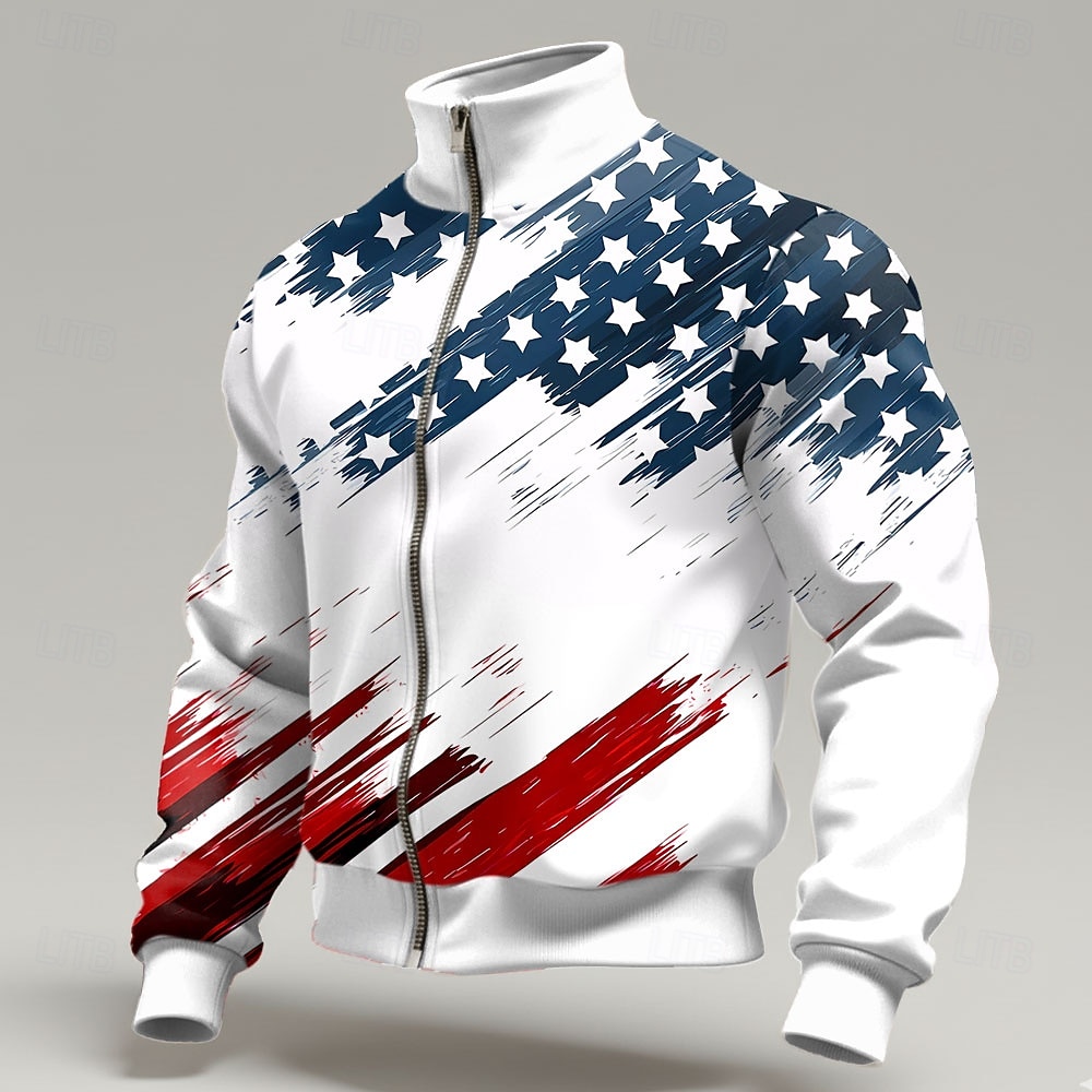 4 juillet 2026 250e jour commémoratif Sweat à capuche designer Streetwear drapeau américain Sports d'extérieur Daily Street de 2026 ? $31.99 –P1