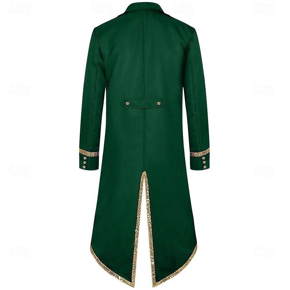 Retrò Vintage Rococò Medievale Cappotto Smoking Frac Costume Per uomo Reale Halloween Carnevale Feste LARP Fiera Rinascimentale Adulti Cappotto Tutte le stagioni del 2026 a $47.99 –P2